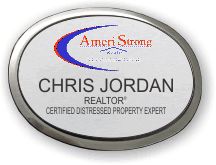 (image for) AmeriStrong Realty Executive Oval Silver Badge